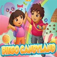 Free online html5 games - Diego Candyland game 
