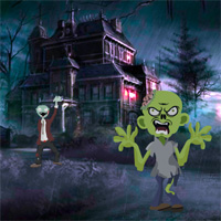 Free online html5 games - Big Zombie Land New Year Escape game - Games2rule 