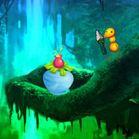 Free online html5 games - Big Fantasy Forest Land Escape game - Games2rule 