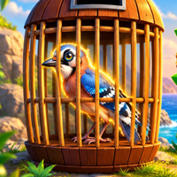 Free online html5 escape games - Free the Jay Bird from the Cage