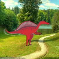 Free online html5 games - Red Dino Forest Escape HTML5 game 