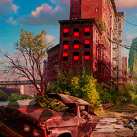 Free online html5 games - Big Abandoned City Escape game - Games2rule 