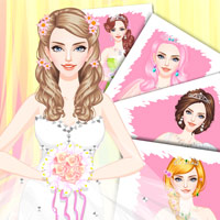 Free online html5 games - Gorgeous Fashion Bride Dress Up game 