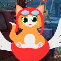 Free online html5 games - G4K Naughty Ginger Cat Escape  game 