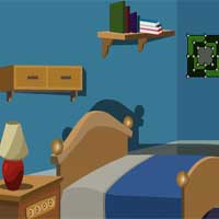 Free online html5 games - Elegant Blue House Escape EscapeGamesToday game 