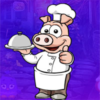 Free online html5 games - G4K Pig Chef Escape  game 