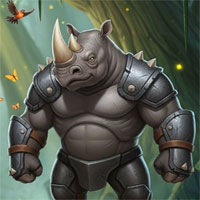 Free online html5 escape games - Brave Rhino Escape