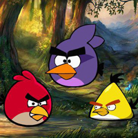 Free online html5 games - Angry Bird Jungle Escape game 