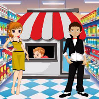 Free online html5 games - BIG Finding Baby From Supermarket game - Games2rule 