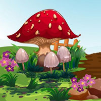 Free online html5 games - Mushroom Garden Fairy Escape HTML5  game - Games2rule 