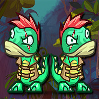 Free online html5 games - Dino In The Forest game - Games2rule 