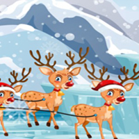 Free online html5 escape games - Funny Snow Deer Escape