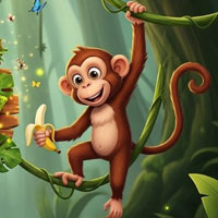 Free online html5 escape games - Forest Monkey Escape Game