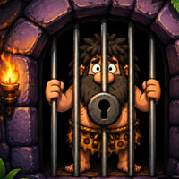 Free online html5 escape games - Rescue the Trapped Caveman