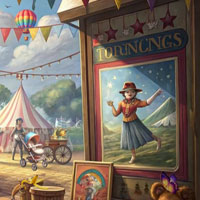 Free online html5 escape games - Big Top Clues