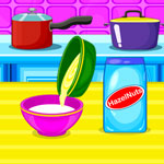 Free online html5 games - Cooking Hazelnuts Ice Cream game 