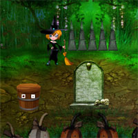 Free online html5 games - Amgel Green Witch Escape game - Games2rule 