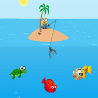Free online html5 games - Minions Fishing Day game 