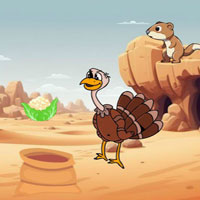 Free online html5 escape games - Wow Turkey Stuck The Desert