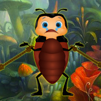 Free online html5 games - Mushroom Forest Bug Escape game - Games2rule 
