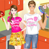 Free online html5 games - Cooks in Love game 