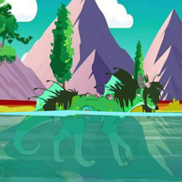 Free online html5 games - Fantasy Horse Dragon Escape game 