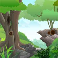 Free online html5 games - Zooo Mountain River Escape game 
