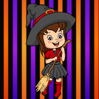 Free online html5 games - G2J Rescue The Halloween Witch game 