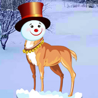 Free online html5 games - Snow Head Reindeer Forest game 