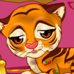 Free online html5 games - Princess Jasmin Caring Baby Tiger   game 