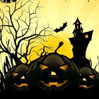 Free online html5 games - Halloween Pumpkin Night Escape HTML5 game 