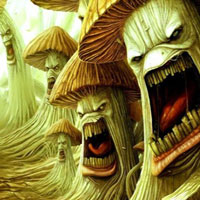 Free online html5 games - Occult Mushroom Land Escape HTML5 game 
