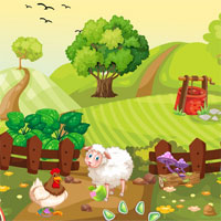 Free online html5 games - Escape 16 Rhubarb Garden game 