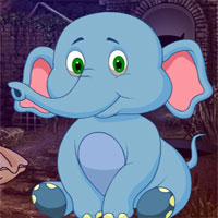 Free online html5 games - G4K Sitting Elephant Escape  game - Games2rule 