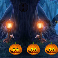 Free online html5 games - 8BGames Halloween Treehouse Escape game - Games2rule 
