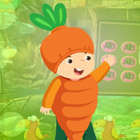 Free online html5 games - G4K Lovely Carrot Boy Escape game 