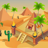 Free online html5 games - Desert Treasure Escape From Woodbox game 
