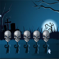 Free online html5 games - Escape Spooky Treasure game - Games2rule 