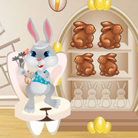 Free online html5 games - Easter Bunny Room Escape game - Games2rule 