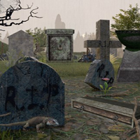 Free online html5 games - Escape Game Mystery Graveyard game 
