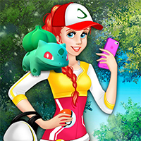 Free online html5 games - Princess Pokemon Trainer game 