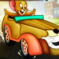 Free online html5 games - Tom And Jerry Super Race game 