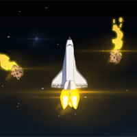Free online html5 games - Trouble in Space game 