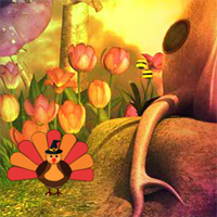 Free online html5 games - Big Thanksgiving Turkey Fairy Escape game - Games2rule 