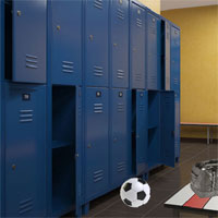 Free online html5 games - 8b Sports Locker Room Escape game 