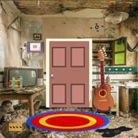 Free online html5 games - GenieFunGames Spooky Room Door Escape game 