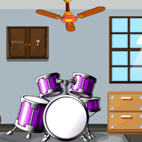 Free online html5 games - G2M Musician House Escape game 