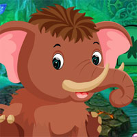 Free online html5 games - G4K Little Mammoth Rescue game 