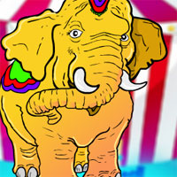 Free online html5 games - The Circus Elephant Rescue game 