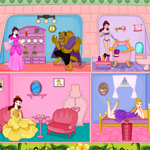 Free online html5 games - Princess Belle Doll House Decor game 